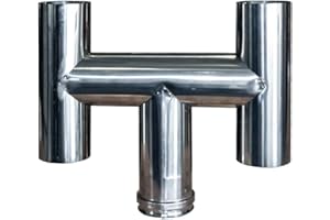 SGM CLIMA SRLS AIR EVOLUTION Terminale ad H in acciaio inox per canna fumaria (DN 140)