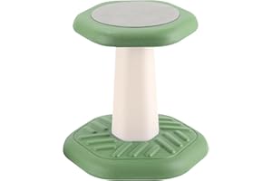 E-Solem Kinder Wobble Hocker, Flexible Sitze für Vorschule und Elementary Classrooms, Verbessert Fokus der Haltung, ADHA/ADD Wiggle Sitz, Kinder Active Fidget Stuhl Wobble Stuhl, Alter 3-8, Aqua Grün