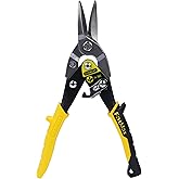 Stanley 2/14/563 Body Shop Scissors, Yellow/Black, 1 Piece