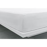 SEDALINNE - Fitted Sheets - Fitted Sheet 150 x 190 cm - Fitted Sheet 100% Cotton - Quality 144 Thread Count - Bed 150 x 190/2