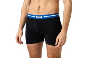 BOSS Bokser_list Mężczyźni Bokserki 3p Bold