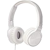 Amazon Basics - Leichter Bügel-Kopfhörer, Weiß