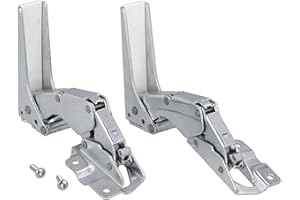 LUTH Premium Profi Parts Set di cerniere per porta superiore compatibile con Beko 5838110300 5838110400 per frigorifero