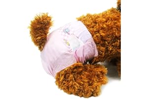 DONO Femelle Chien Couches jetables Super Absorbant Puppy sanitaire Pantalon Couches Multiples Taille (XXS-m) Disponible (XS 18count (10'-13'))