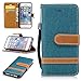 Produktbild iPhone 5 5S 5G / iPhone SE flip case hülle,Fanryn Schutzhülle / Cover / Handyhülle / Etui für iPhone 5 5S 5G / iPhone SE Farbe Spleiß Serie Cowboy Muster Schutzhülse Muster Design Folio Leder Tasche Case Hülle im Bookstyle mit Standfunktion Kredit Kartenfächer,Magnetverschluss Muster Handyhülle – Grün