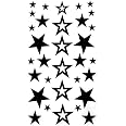 TEMPORÄRES TATTOO BERG Mond Moon Sterne Star Wasserfest Körperkunst Einmal EUR 4,95 - DE