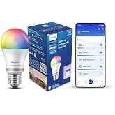 Philips Wiz Wi-Fi Enabled E27 12-Watt LED Smart Bulb, Compatible with Amazon Alexa and Google Assistant(16M Colours +Shades o
