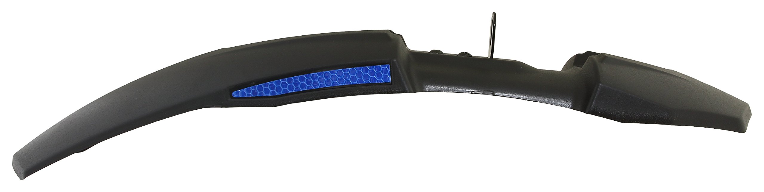 Dark Horse® Bicycle Atom Mudguard with Reflective Tape with Plastic clamp, Black-Blue - Image 8