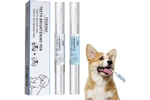 WUSJCOF 2 Piezas, Gel Oral para Mascotas,refrescante del Aliento, Gel blanqueador, Elimina El Mal Aliento, Combate el sarro, higiene bucodental para Perros, Plaque Off Perros, Quita sarro Dental