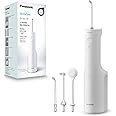 Panasonic Series 600 Ultrasonic Oral Irrigator EW-DJ67-W311, Water Flosser for Teeth, 200ml, IPX7, 2 Ultrasonic Nozzles, 1 Orthodontic & 1 Tongue Care Nozzle, 5 Pressure Settings, White