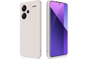 GiiYoon Funda para Xiaomi Redmi Note 13 Pro Plus 5G, Case de Silicona Suave de TPU Carcasa Protector de Goma Fexible Prueba Liviano y a Delgado de Golpes Antirrayas para Teléfono (Blanco)