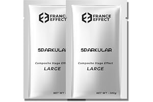 FE FRANCE EFFECT Poudre Sparkular Magic Powder® (200g) - Paquet de 2 (2 x 200g)- Recharge Premium pour machines à effet d'étincelle froides | Performance longue durée, compatible avec les machines Sparkular sans carte