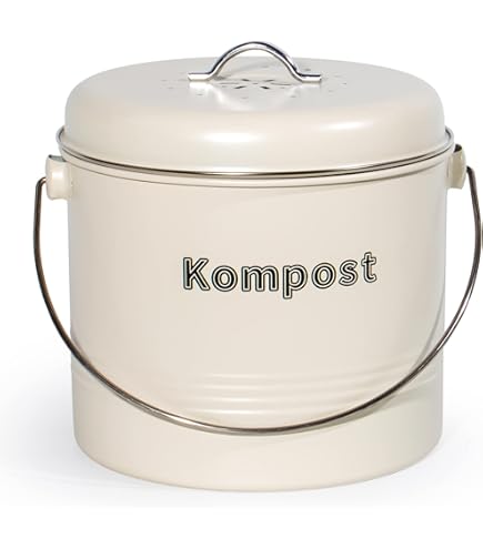 Biologische Afvalemmer Voor De Keuken - 4 Liter Compostemmer Met Deksel Ruimtebesparende Vuilnisemmer Voor Biologisch Afval 2