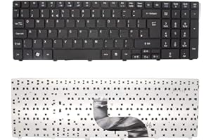 WIKIPARTS LTD New Keyboard For Packard Bell TE69KB MS2384 Laptop UK Layout Black Replacement Keyboard -Sold By Wikiparts