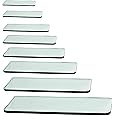 My Shopfittings Clear Heavy Duty Tempered Glass Shelf Toughened Glass Shelves Panel Storage Sheet Shelving Display Bathroom Shelves 50 PLUS SIZES (40CM X 40CM OR (16 X 16) INCH)