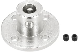 QUARKZMAN 2 st 5 mm flänskontakt styv kontakt styrmodell kopplingsaxel med skruvfäste för RC motor gör-det-själv