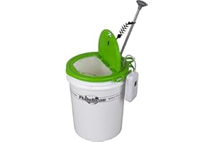 Flambeau Tackle Outdoors 6092BB Bait Butler- Live Bait Retrieval System, Integrated Lid System with Net for Easy Bait Retrieval, Multi