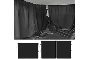 SLVOAUJTK 5 Piezas Cortinas Coche Parasol Coche Lateral Cortinas Divisorias de Coche, Fácil instalación, Material Aislante Desmontable, para la Mayoría de Coches, para Viaje, Siesta, Noche, Camping