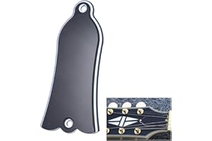 EELABPER Piastra di copertura in PVC a forma di campana a 2 fori per Gibson LP SG Flying V ES durevole e pratico