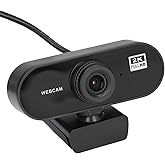 Coverzone WebCam 2K Full HD Konferans Kamera Dahili Mikrofon Chat G&ouml;r&uuml;nt&uuml;l&uuml; Sohbet Yayın Kamerası HD Video Web Kamerası 812