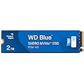 WD Blue SN580 2TB SSD, NVMe SSD, M.2 2280, PCIe Gen3, up to 4150 MB/s read speeds, nCache 4.0 Technology Includes Acronis Tru