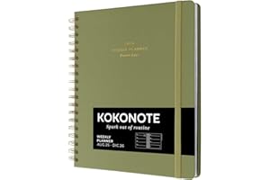 Kokonote - Agenda2026 Desert Sage | Agenda 2025 2026 | Planner et Organiseurs | Lycée, Professionnel, Étudiant, Weekly Planner (17 mois)