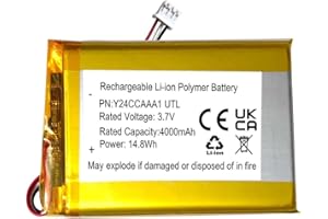 XINLANTECH Batterie de rechange 4000 mAh 3,7 V pour Bonoch BBM03, BBM01 Babyphone vidéo Babysense HD S2