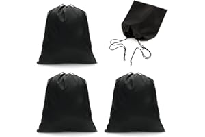 HDGSAFD 3er-Pack Tragbare Tasche Mit Kordelzug, Aufbewahrungstasche Mit Doppeltem Kordelzug, Wasserdichter Kopfhörergurt, Reise-Aufbewahrungstasche, Praktischer Kleidersack (20 X 25 cm)