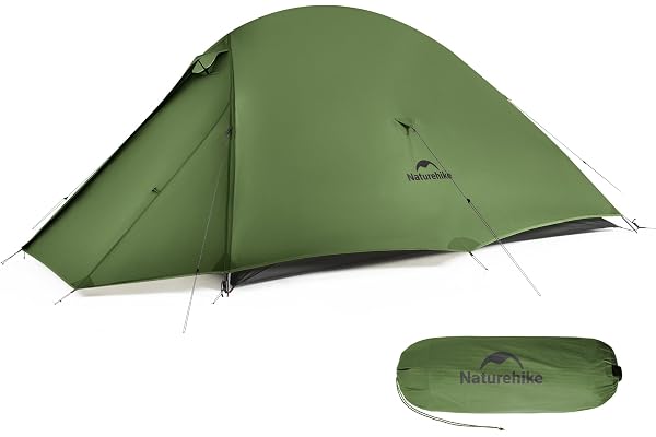 Naturehike Cloud Up Pro Tente 2 Personnes Tente de Camping Légère, Facile à Monter Tente Dôme Coupe-Vent & Imperméable pour Voyage en Extérieur Trekking