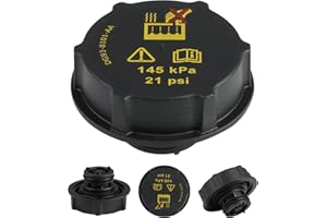 TEASHOW Radiator Expansion Water Tank Cap Coolant Reservoir Cap Replacement Compatible Fits Ford Fiesta Focus C-Max Mondeo 1.4 Bar Pressure DG93-8101-AA Accessories Easy Install