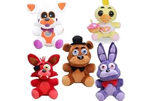 Anjinguang FNAF 5 giocattoli per bambini da 17,8 cm Foxy il pirata peluche peluche peluche peluche peluche peluche peluche peluche peluche bambole migliori regali per bambini ragazzi ragazze