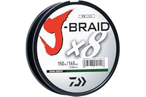 Daiwa J-Braid 150M 8-Strand Woven Round Trenza Line