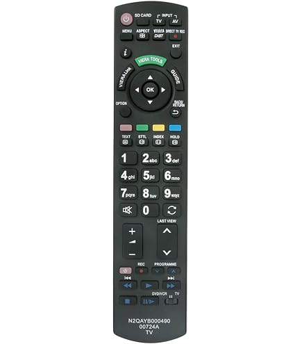 ALLIMITY N2QAYB000489 Sostituisci Telecomando adatto per Panasonic Viera TH-42PX70 TH-50PV70PA TX-P42VT20E TH-37PX70E TH-42PX70EA TH-50PX70EA TX-P46S20E TH-37PX71E TH-42PX71E TH-D42PN73E TX-P50VT20E