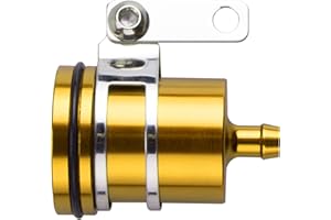 CARKIO Universal Motorrad Ölbecher vorne & hinten Bremsflüssigkeitsbehälter kompatibel mit Kawasaki Z650 Z750 Z900 Z1000, Gold