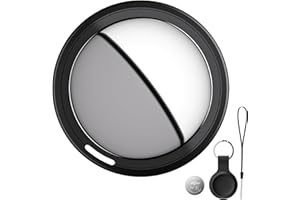 Bnlei Localizador Smart Air Tracker Tag Funciona con Apple Buscar (Solo iOS), Batería de Repuesto Incluida, Rastreador para Llaves, Coche, Bicicleta, Cartera, Perros, Gatos (Negro, Paquete de 1)