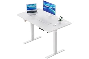 HOMAVO Höhenverstellbarer Schreibtisch 140x70cm,Schnelles Laden USB-A/Typ C,Elektrischer Schreibtisch mit Memory- und Rebound-Funktion, Schreibtisch Höhenverstellbar Elektrisch (70–119 cm)