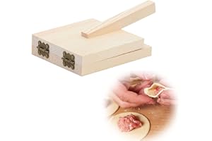 GFAMOUS Pressa Per Tortillas,Tortilla Press In Legno,Rettangolo 13x16 Cm,Strumento Per La Pressatura Uniforme Della Pasta Per Gnocchi,Usato Per Fare Tortillas E Involucri Di Gnocchi