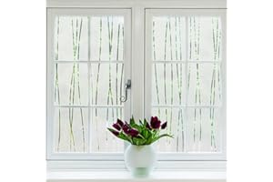 NINETREX Window Privacy Film, Privacy Film For Glass Windows, Frosted Window Film, Decorative Window Film Static Cling Window Film Window Frosting Film Vinyl Covering Anti-UV(60 * 200cm)