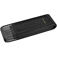 Kingston DataTraveler 70 - DT70/64GB USB-C Flash Drive Black