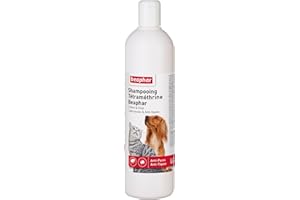 Beaphar – Shampoing Anti-puces et Anti-tiques pour Chien et Chat – À Base de Tétraméthrine – Élimine Les puces et Les tiques – Nettoie et protège – Convient aux épidermes sensibles – 500ml