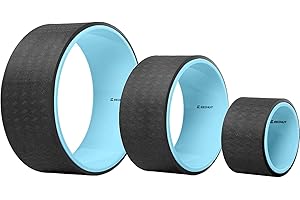 REEHUT Ruota Yoga Premium Yoga Wheel 32cm x 12.7cm Pilates Fitness Palestra per Lo Stretching e Migliorare Le Posizioni ad Arco Durante Gli Esercizi