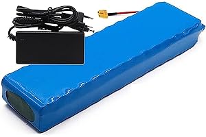 stdpcxz Batteria al Litio 18650 Batteria 24V 29.4V8AH 10AH 12AH 15AH 20AH Sostituzione Batteria agli Ioni di Litio, per 100W 250W 300W 400W 500W Motore [Energia di Classe A] 29.4V12AH(2),XT60