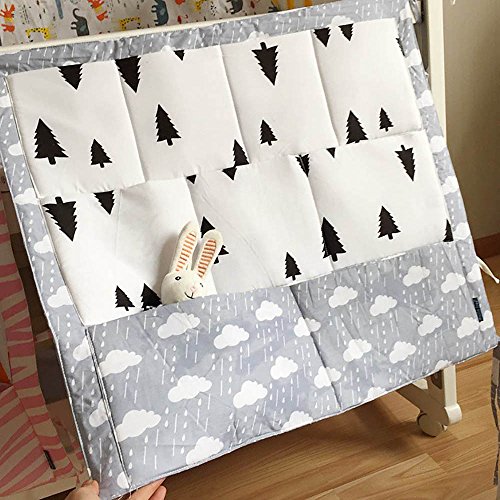 Preisvergleich Produktbild Baby Kinderzimmer Kinderbett multifunktionelle Windel Bettwäsche Multi Pocket hängen Aufbewahrungstasche Wolke