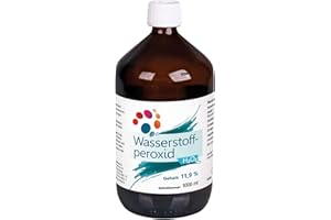 ‎KOPP VERLAG Wasserstoffperoxid 11,9% (Ph. Eur.) 1 L | H202 laborgeprüft | phosphatfrei stabilisiert