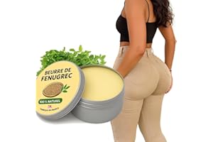 I LOVE MY POPOTIN MUSCLEZ VOS FESSES PAS VOS COMPLEXES Beurre de Fenugrec Français – Pour Grossir les Fesses et Augmenter le Volume de la Poitrine – Soin Naturel 100G – I Love My Popotin