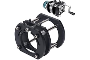 YUNSEITY Router Lift, di Sollevamento del Router in Metallo per Tavolo del Router e Piastra di Inserimento, Bloccaggio a 4 Ganasce, con Presa Forte