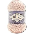 100 g Alize Velluto Wool in 30 Selections (340 | Powder Pink)