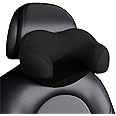 Car Seat Headrest Pillow, Ergonomic Design Memory Foam Neck Support Pillow Head, for Support to Our Necks, Shoulders, and Heads, for Sleeping and Resting in Home, Work, Car (Black)