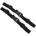 HOLIDYOYO Ceinture Pectorale pour Accordéon Attaches de Sangle de Paquet à Dos, Sangle de Maintien Arrière Flexible Noire, Accessoire pour Musiciens en Déplacement
