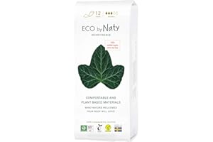 Eco by Naty, Compresas para incontinencia, Normal, 12 unidades